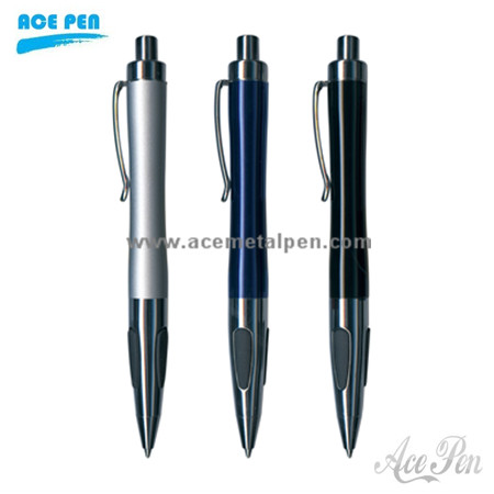 Metal Click Ballpoint Pen-Wave Pen