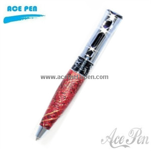 Metal twist-action pen for lady