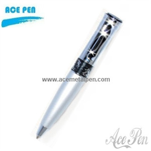 Metal twist-action pen for lady