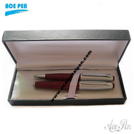 Hot selling Leather Gift Pen Set