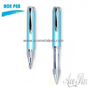 Retractable metal ball pen with fashion design