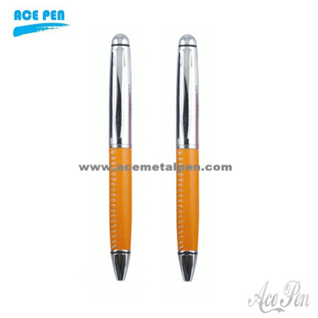 Hot selling Leather ball pen