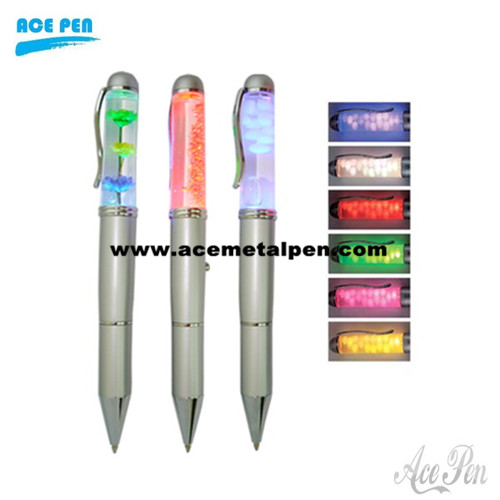 Liquid Floater Pen with colorful light