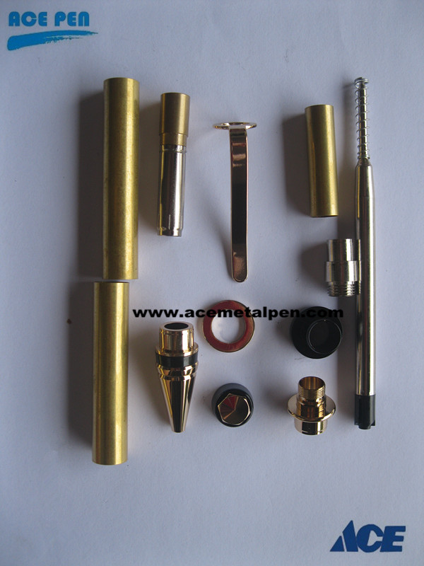 Cigar Pen Kits in Chrome& Black Titanium(PD)