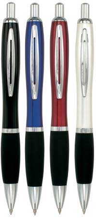 Plastic click version ball pen for promotional gifts