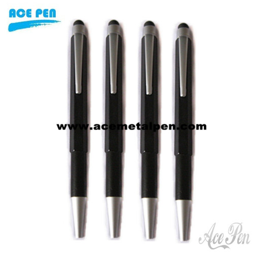 Black Touch Stylus With Ball Pen Writing